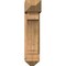 Ekena Millwork Imperial Arts and Crafts Smooth Bracket w/ Offset Brace, Western Red Cedar, 7 1/2"W x 20"D x 32"H BKT0806X20X32IMP03SWR - alternate 4